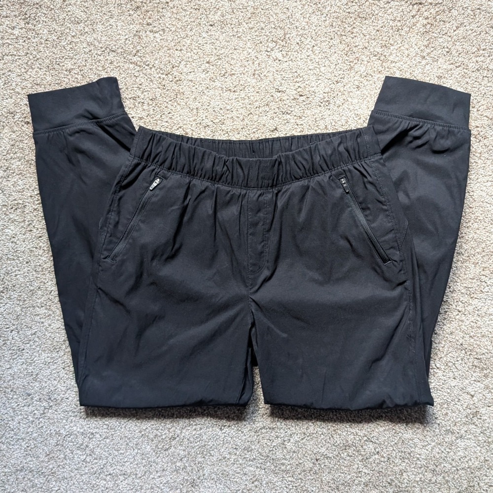Eddie Bauer Womens 10 Fleece Lined Jogger Pant Warm Outdoor Water Res Windproof